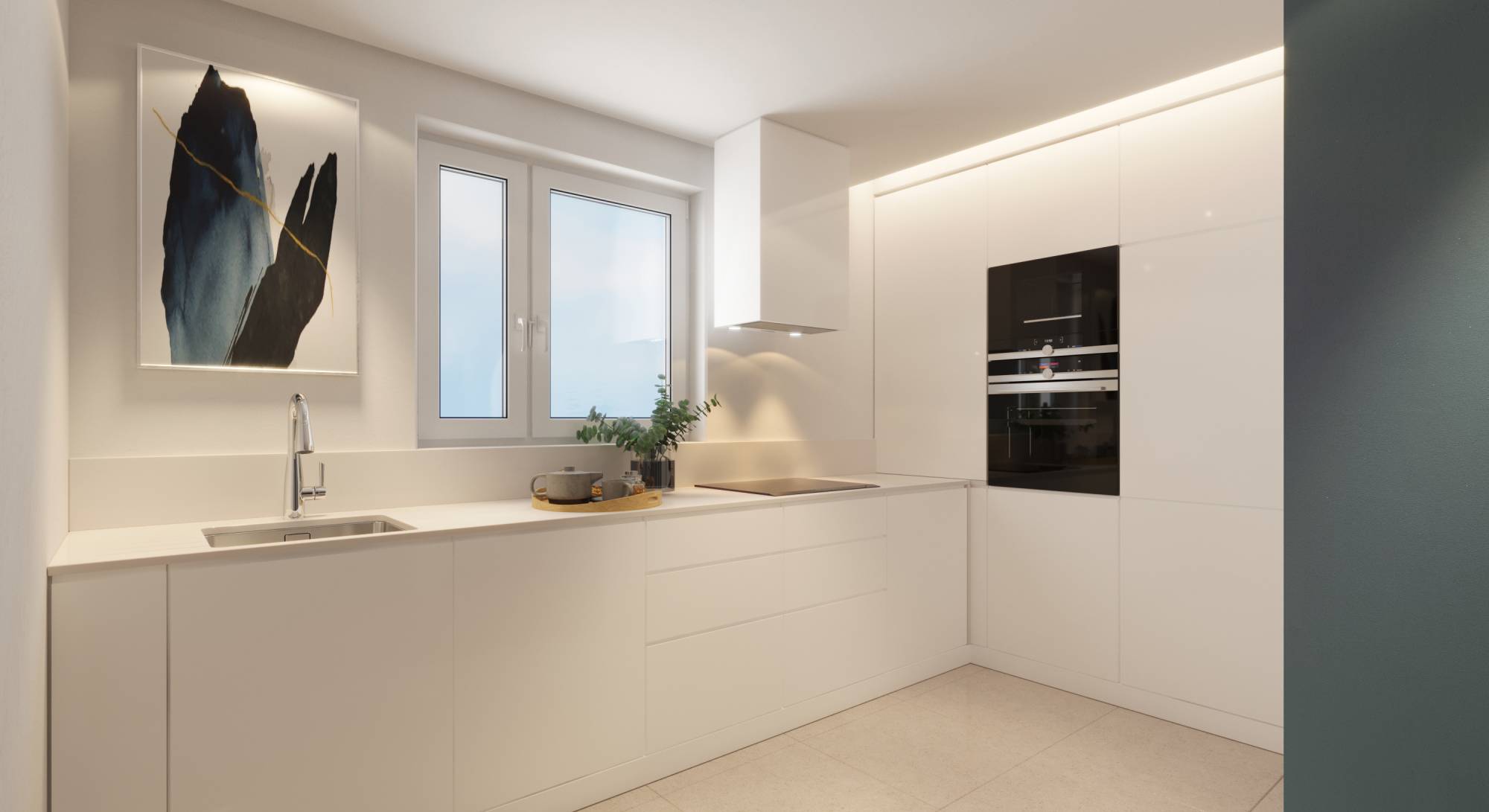 Alcântara Blue Flats