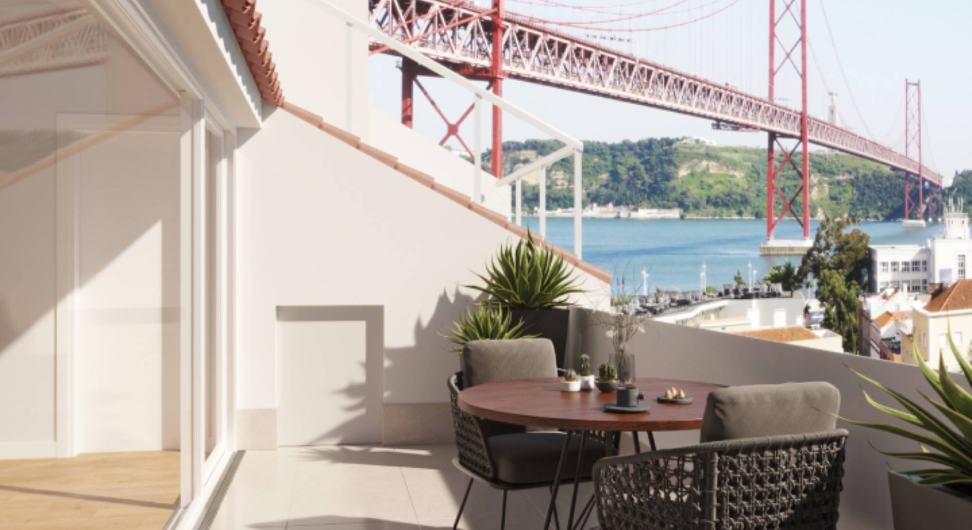 Alcântara Blue Flats